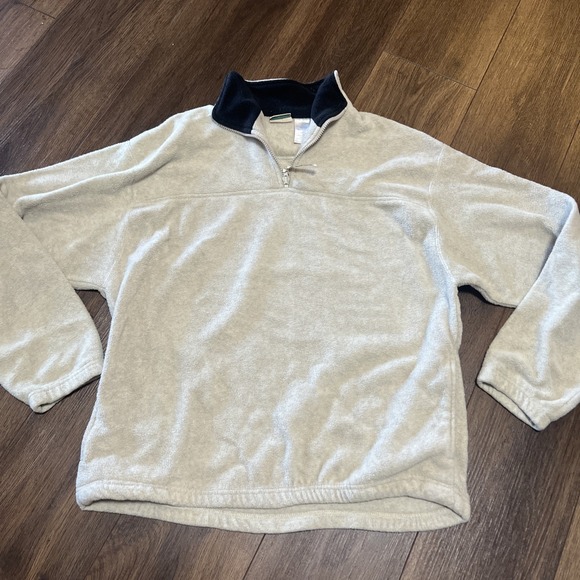 VTG Ozark Trail Sz Large Pullover Fleece  1/4 Zip Jacket - Picture 1 of 4